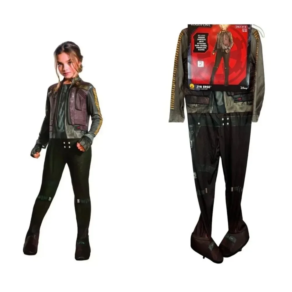 Girls Star Wars Rogue One JYN ERSO  Size S  Halloween Dress up Costume  NWT